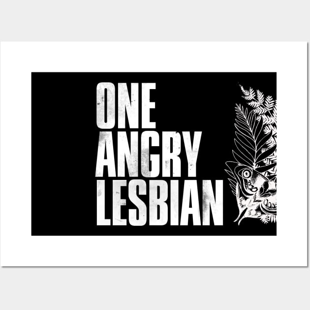 One Angry Lesbian | The Last of Us Part II Meme Wall Art by threadbaregaming
